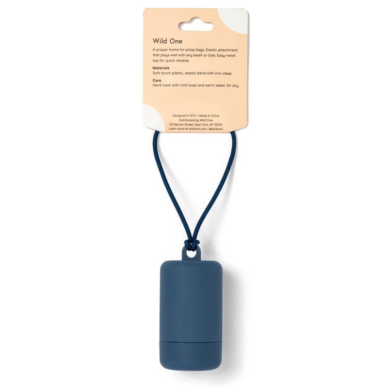 Wild One Dog Poop Bag Carrier - 10ct - Blue