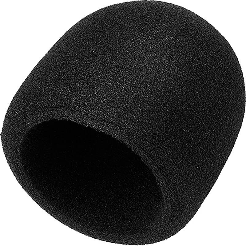 Foam Microphone Windscreen  Quality Sponge Mic Cover as a pop filter for Blue Yeti Yeti Pro Condenser MicrophonesBlack