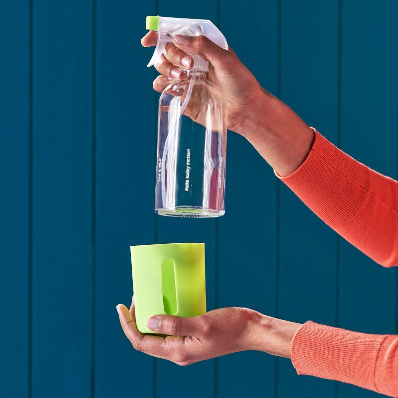 Deluxe Aluminum Handle Toilet Brush with Fully Removable Liner White - Bath Bliss