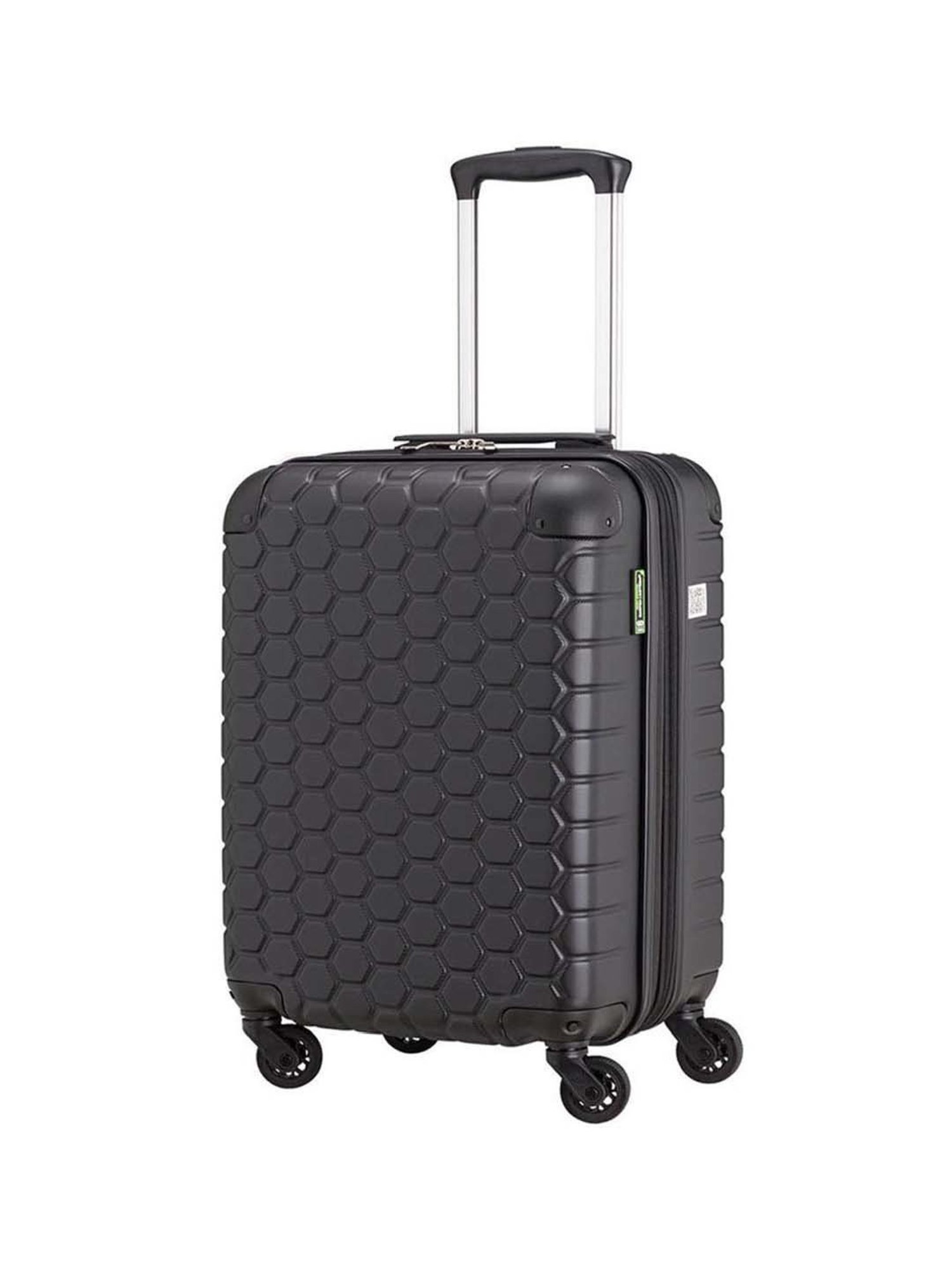 Carpisa Black RIGID GOTECH GREEN Collection Small Checked Luggage
