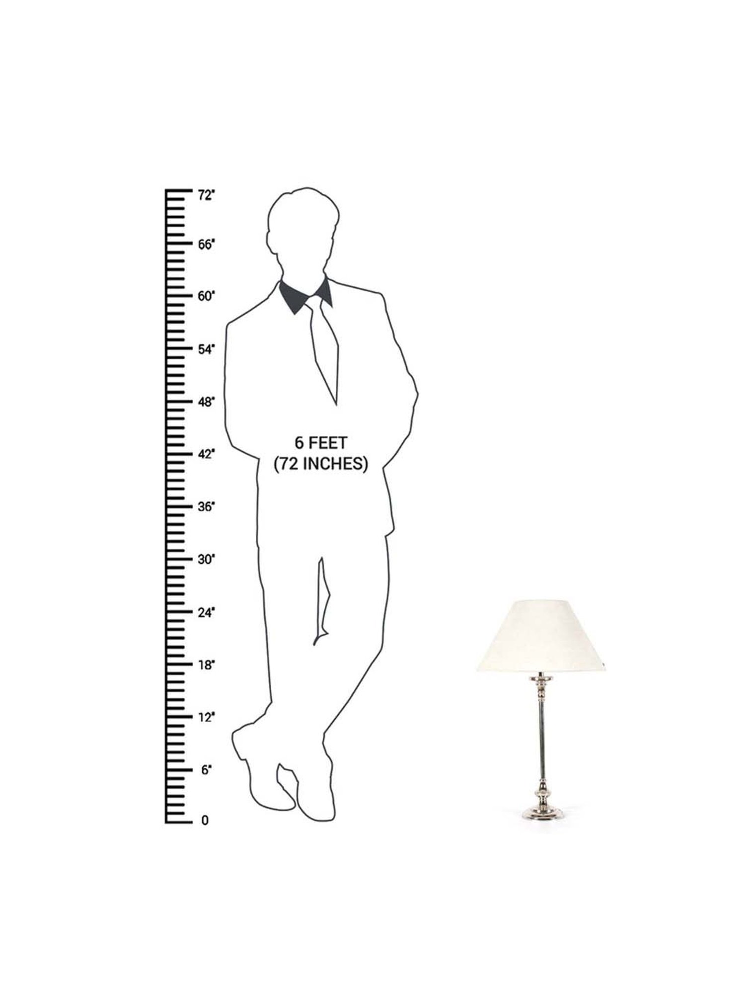 Kapoor E Illuminations White Metal Table Lamp - Set of 1