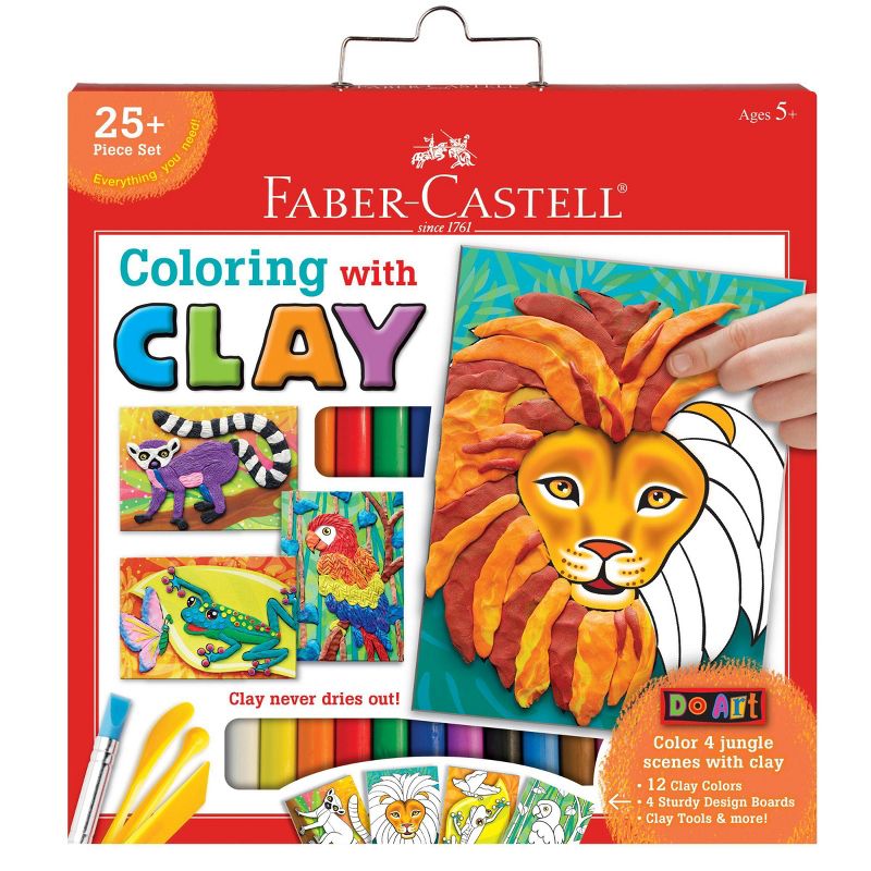 Faber-Castell Do Art 25pc Coloring with Clay Set