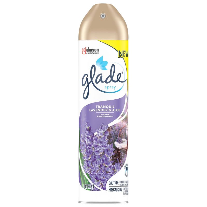 Glade Lavender Aloe Aerosol - 8oz