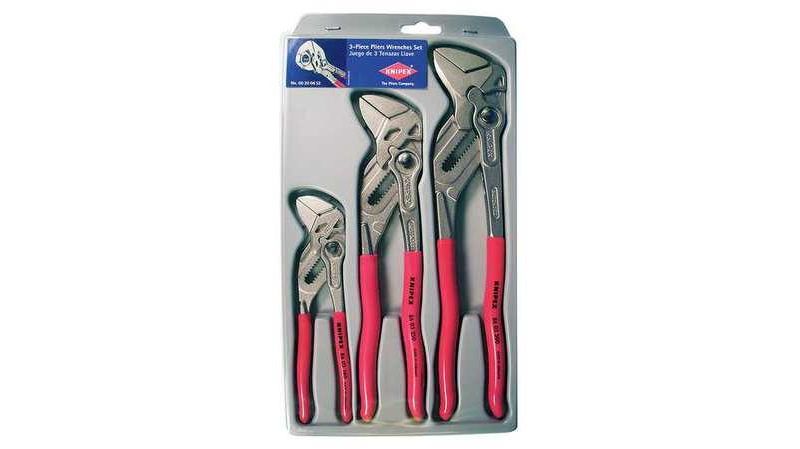 KNIPEX 00 20 06 US2 3 Piece Pliers Wrench Set