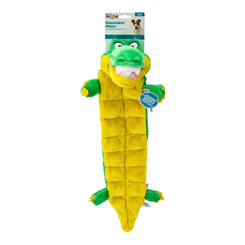 Outward Hound Squeaker Matz Gator Dog Toy - XL