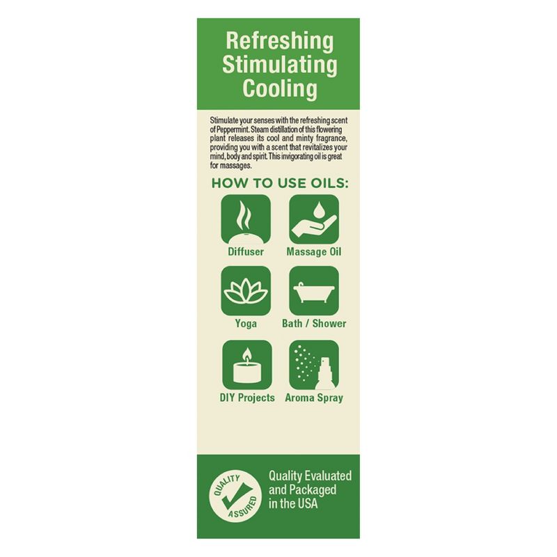 Nature's Truth Peppermint Aromatherapy Essential Oil - 0.51 fl oz