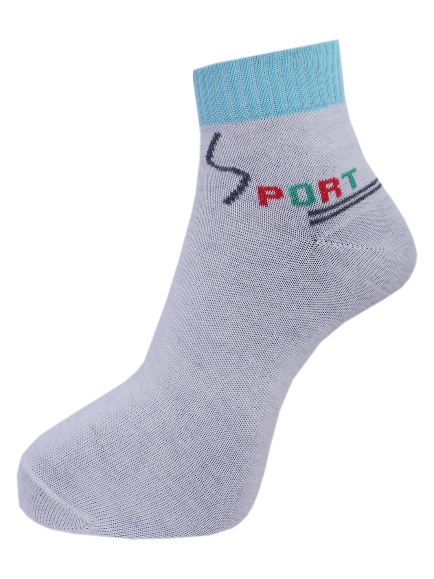 Dollar Multi Cotton Free Size Printed Socks - Pack of 3