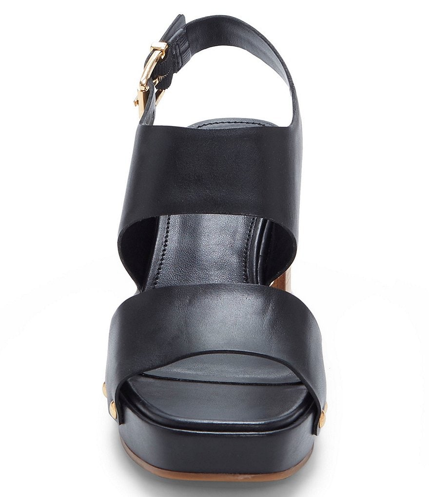 Vince Camuto Mareza 2 Studded Leather Platform Block Heel Sandals