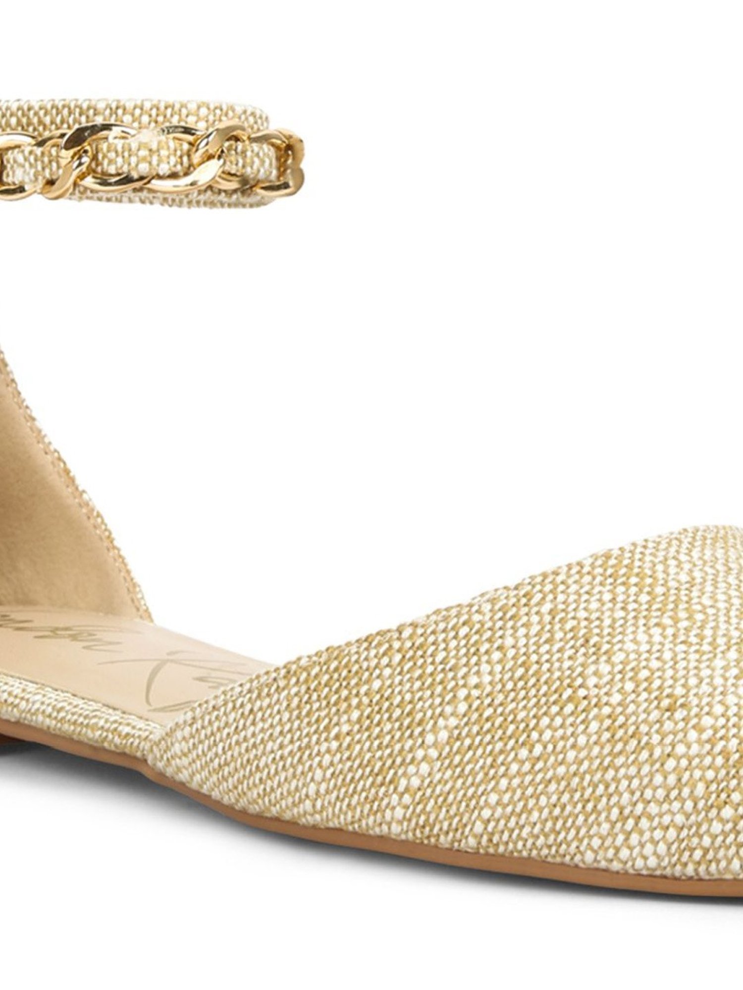 London Rag Women's Beige Ankle Strap Sandals