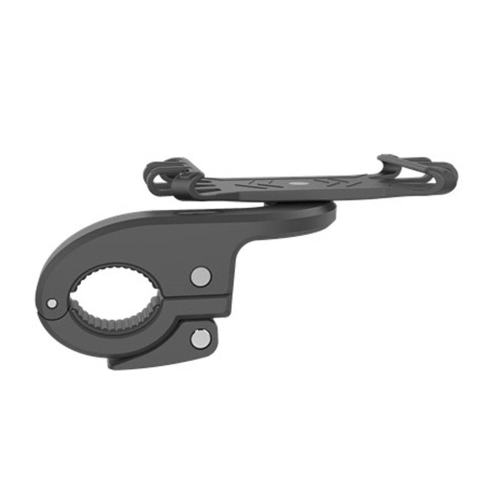 Universal Adjustable Silicone Sangler Motorcycle Mobile Phone Holder Stand Bracket for Mobile Phone (Black)