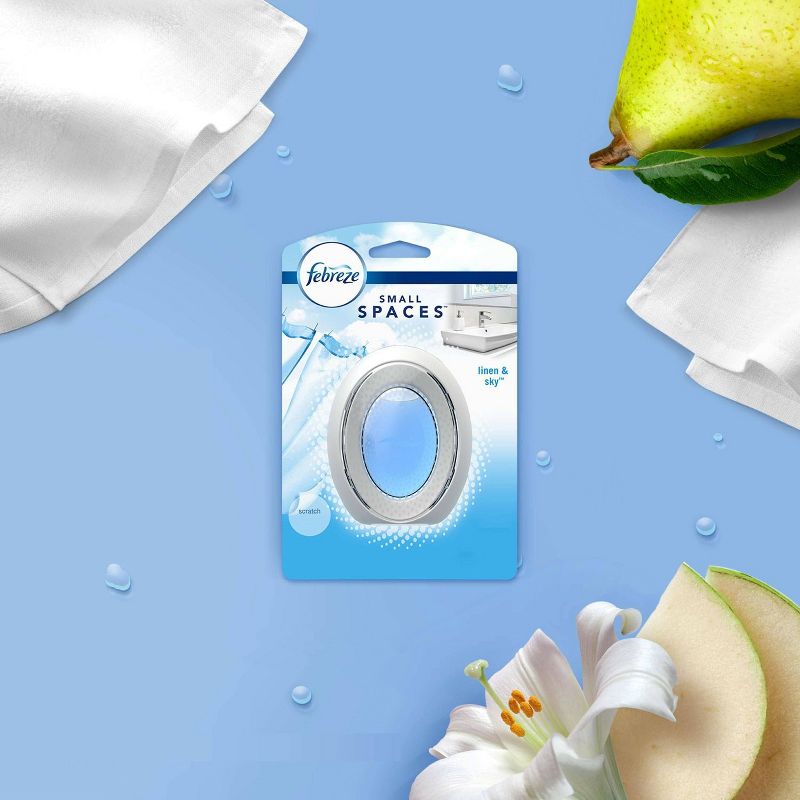 Febreze Small Spaces Air Freshener Linen & Sky Scent - 25 fl oz/2pk