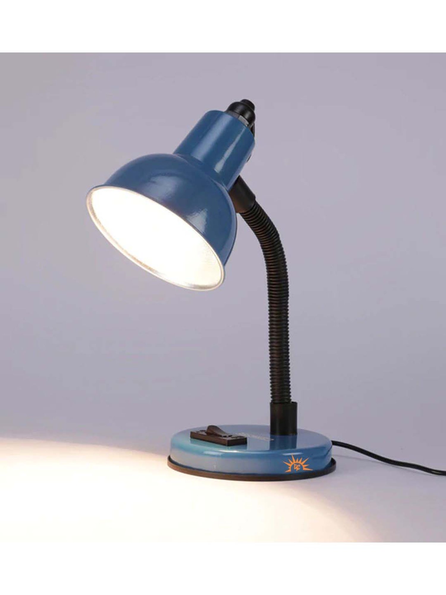 Kapoor E Illuminations Green Study Table Lamp - Set of 1