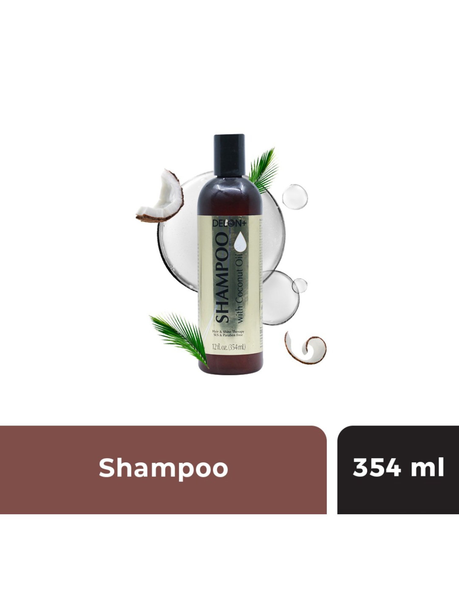 Delon Shampoo with Coconut Oil - 354 ml