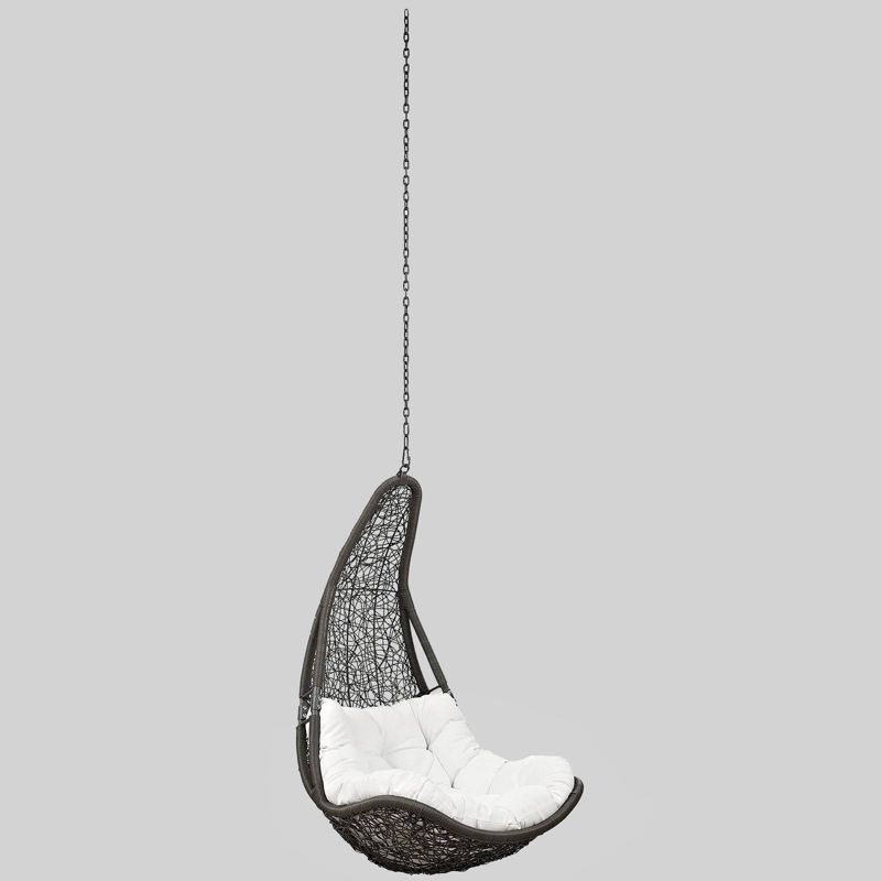 Web Spinner Swing 24" Diameter - Black - Sorbus