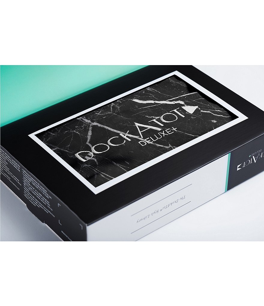 DockATot 0-8 Months Black Marble Deluxe Dock Cover, Stage 1