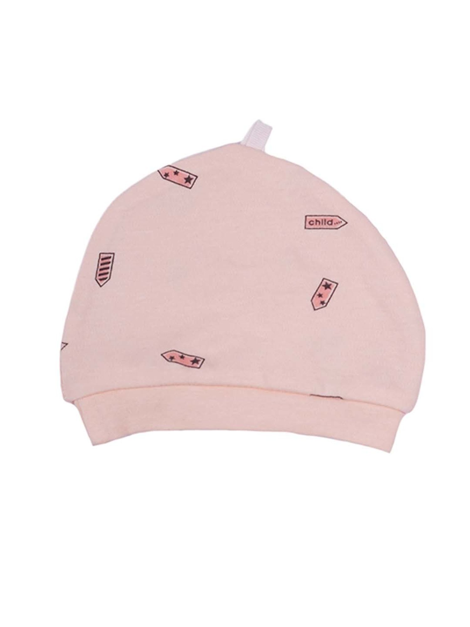 Baby Moo Kids Peach Printed Full Sleeves T-Shirt Set