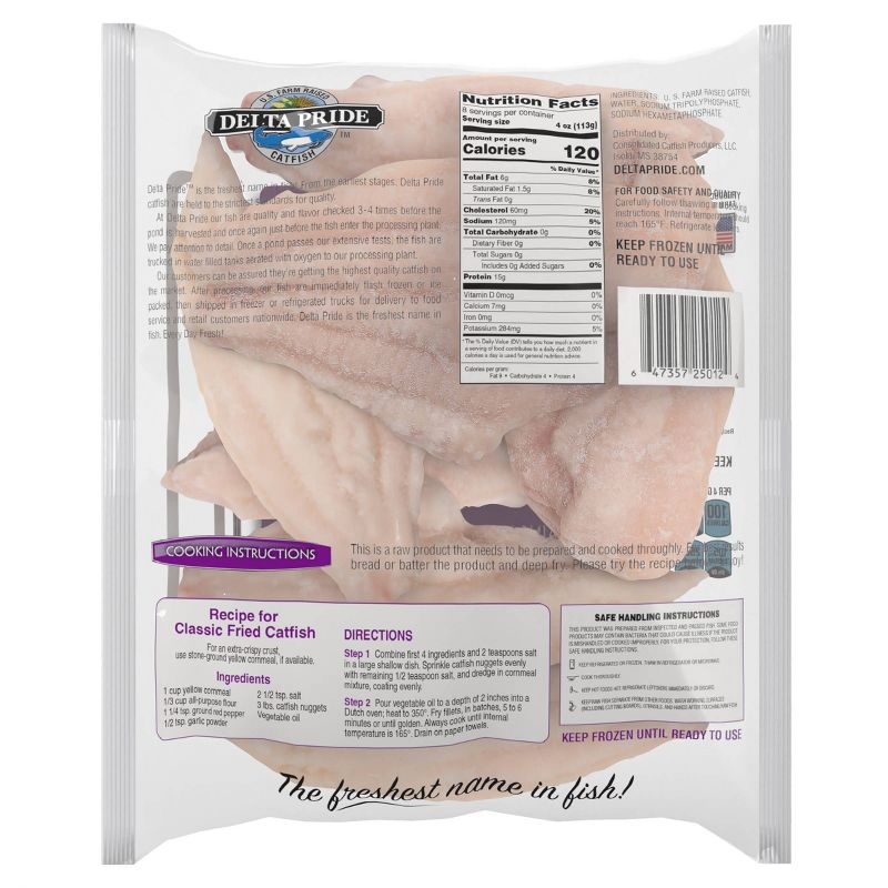 Delta Pride Catfish Fillets - Frozen - 32oz
