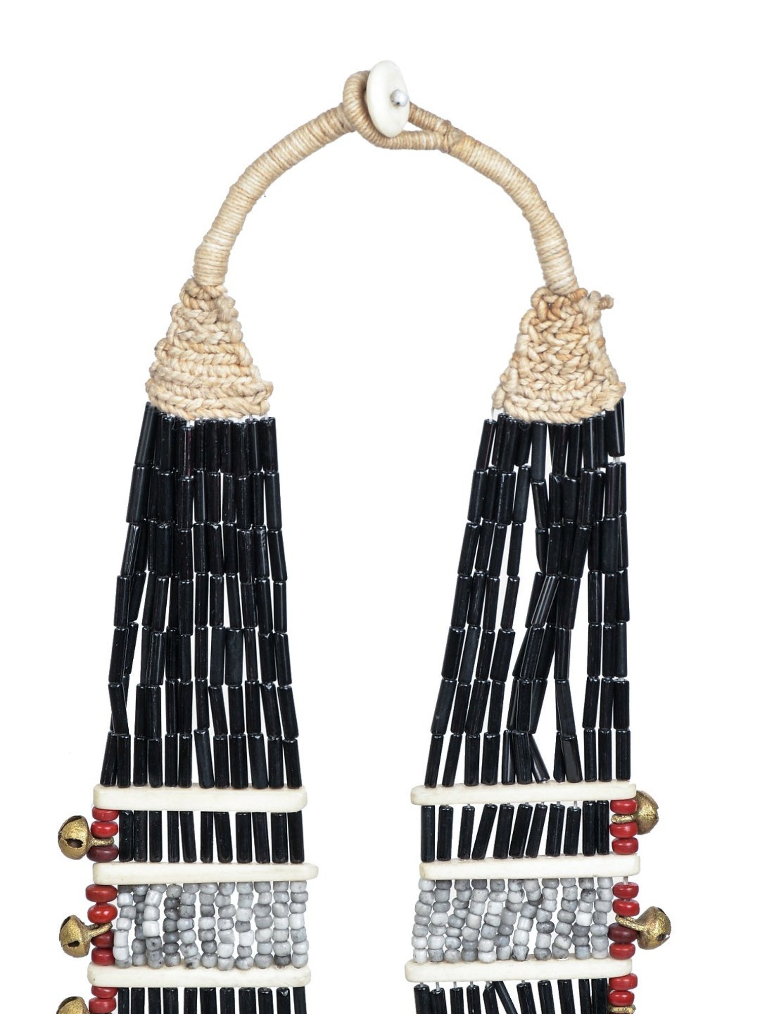 Imli Street Multicolor Vintage Naga Beaded Tribal Necklace