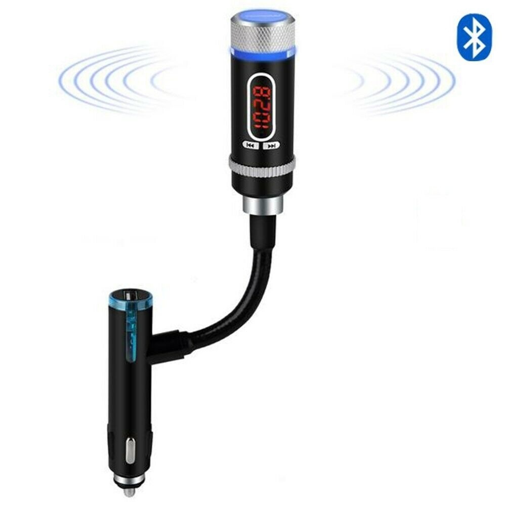 iClever Wireless Bluetooth FM Transmitter with HandsFree Calling Music Control