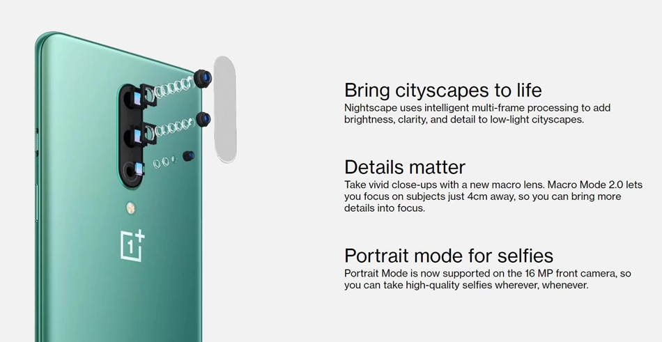 Original Glaobal Official OnePlus 8 5G Smartphone 8GB 128GB Snapdragon 865 Octa core 6.55inch 90Hz Fluid AMOLED Screen 48MP camera 4300mAh NFC Dual-SIM(In Hand)