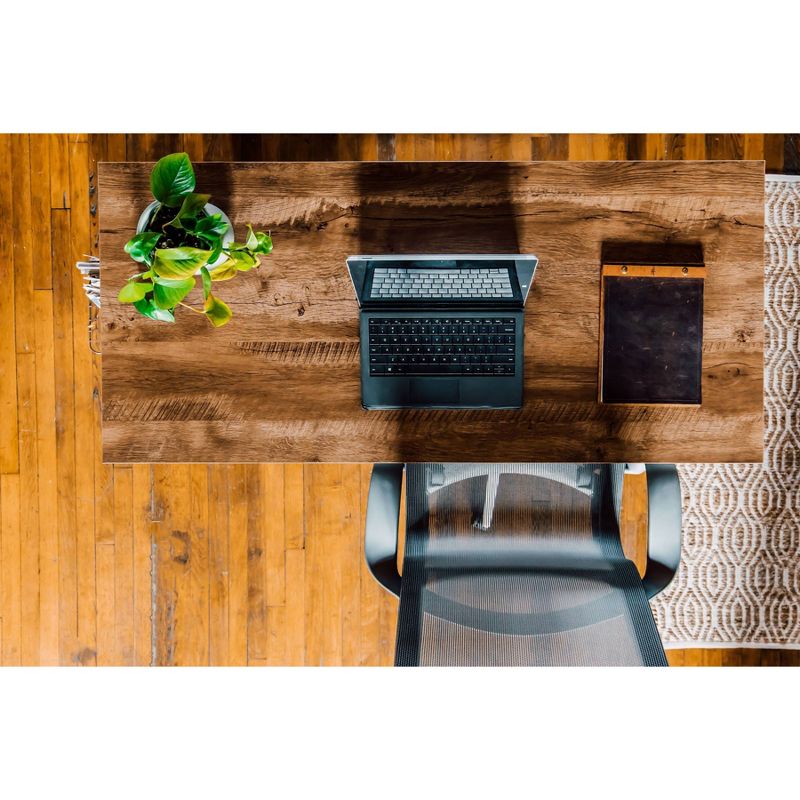 2 Shelf Camden Computer Desk Classic Oak - OneSpace