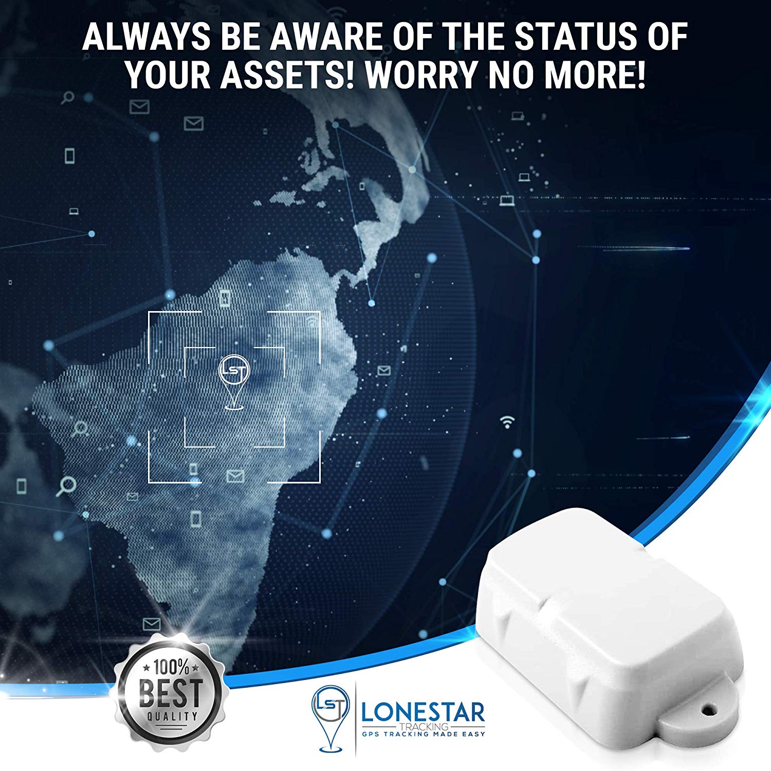 Oyster2 Waterproof 4G/5G Cat-M1 GPS/GNSS Tracking Device With up to 5 Year Battery From LoneStar Tracking (Subscription Required)