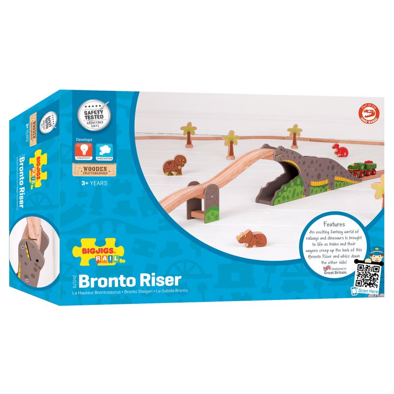 Bigjigs Rail Bronto Riser Wooden Railway Train Set Accessory