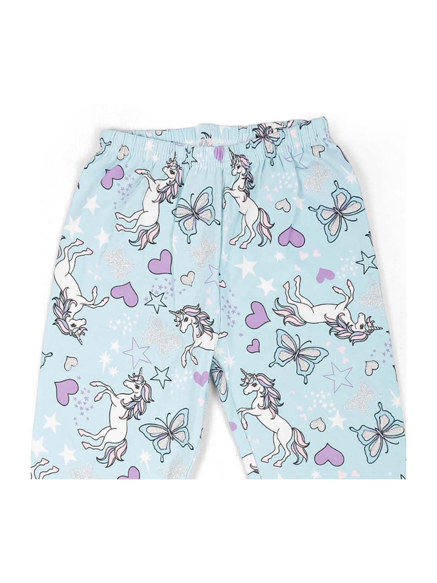 Baby Moo Kids Pink Cotton Printed T-Shirt & Pyjama