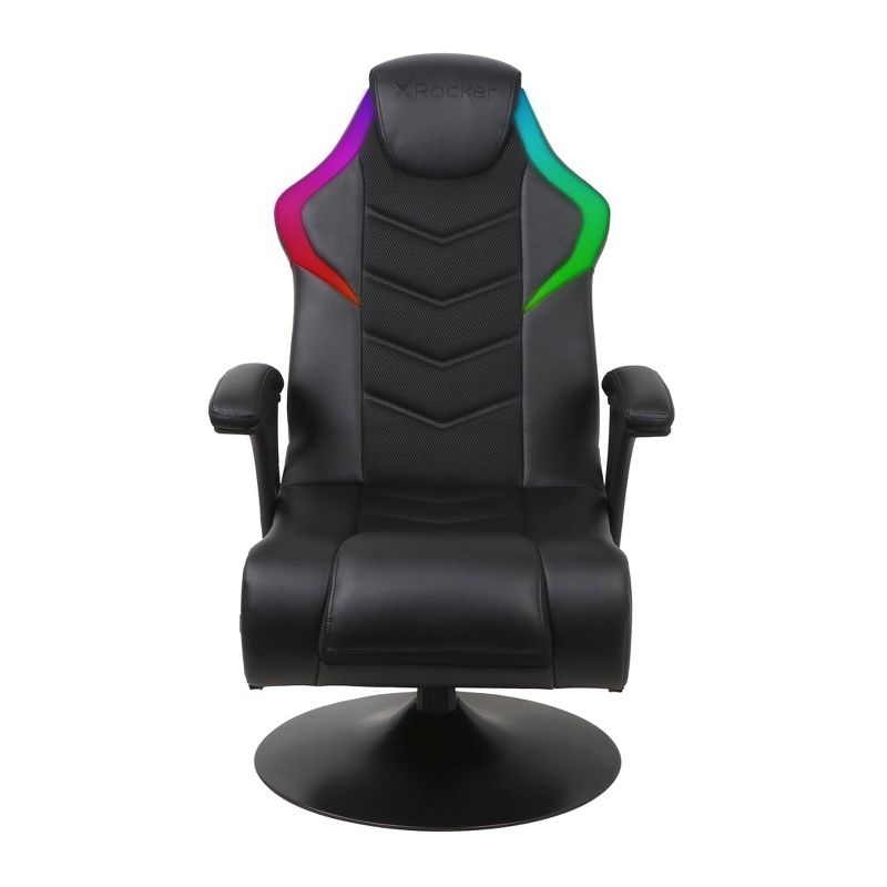 Torque+ SMD RGB 2.1 Dual Audio Pedestal Chair Black - X Rocker
