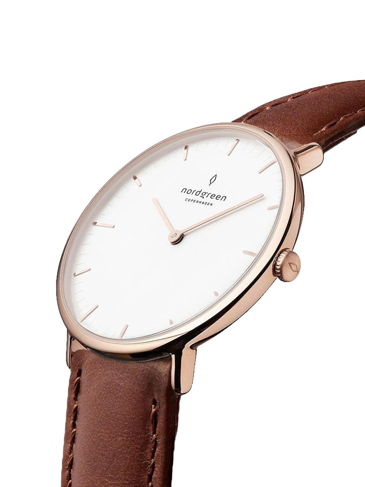 Nordgreen NR32RGXXMEROLEBR Native-Bundle Unisex Analog Watch with Strap Set Combo