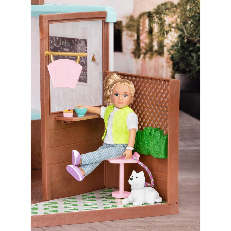 Lori Dolls Local Café & Terrace - Café Playset for 6-in Dolls