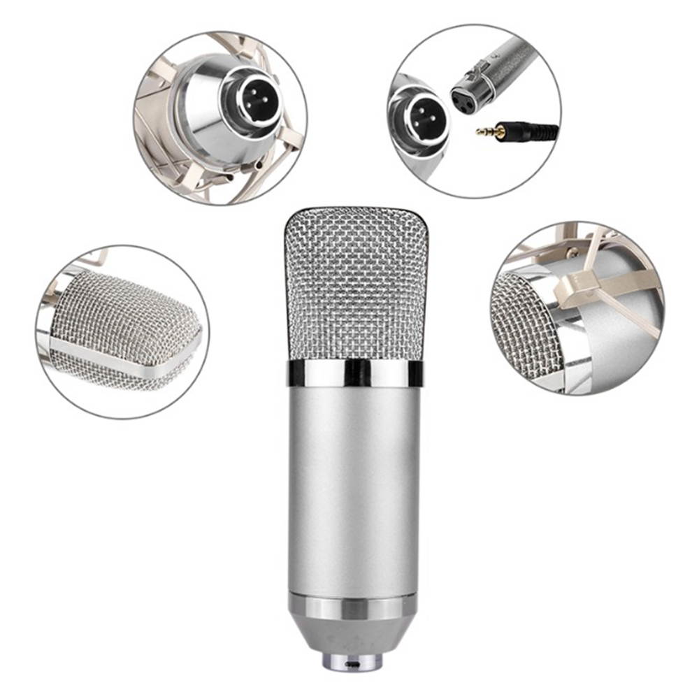 Professional Studio Condenser Microphone Kit Recording Broadcasting Shock Mount