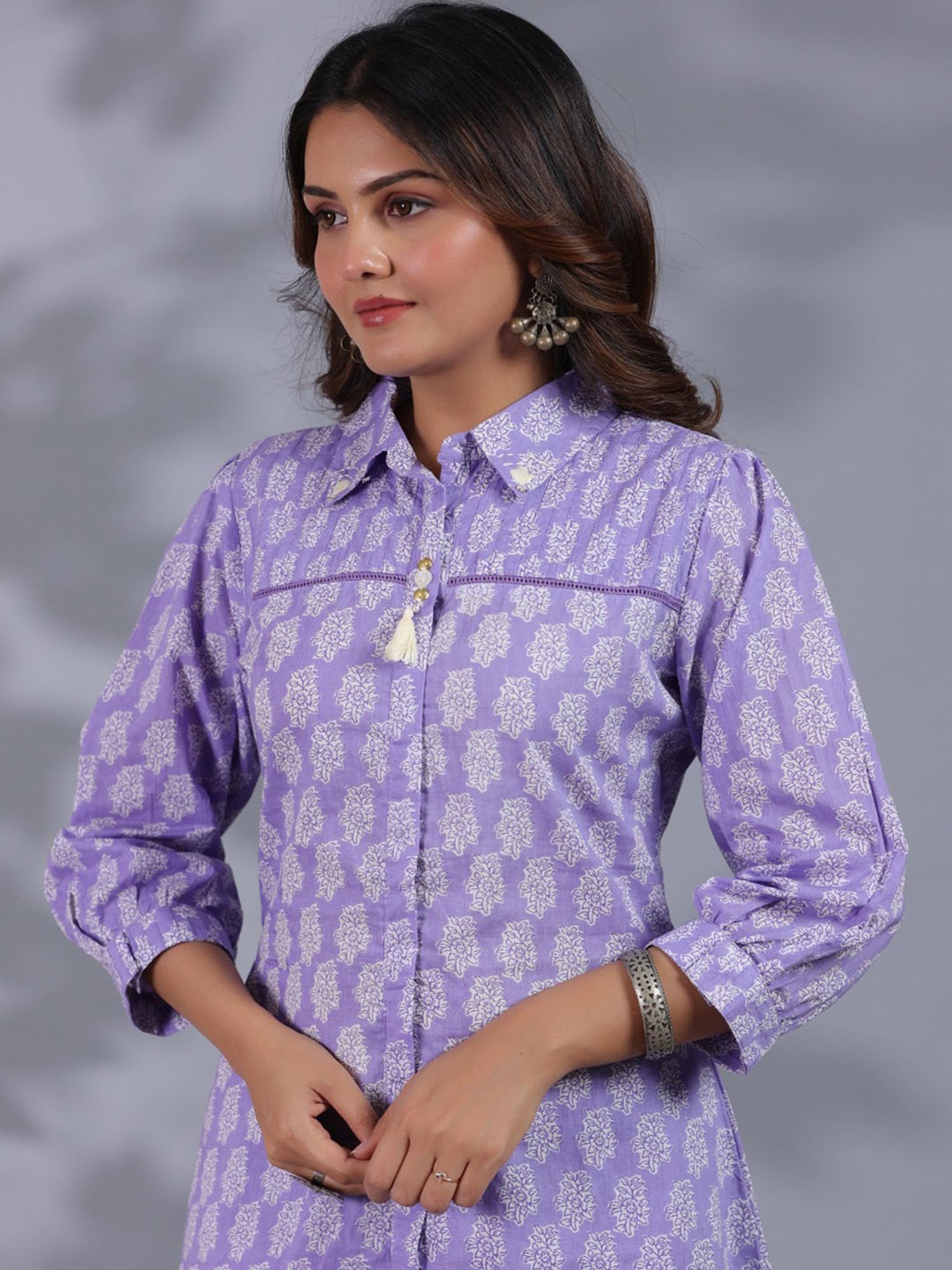 Autumnlane Ishani Lily Cotton Kurta Pant Set