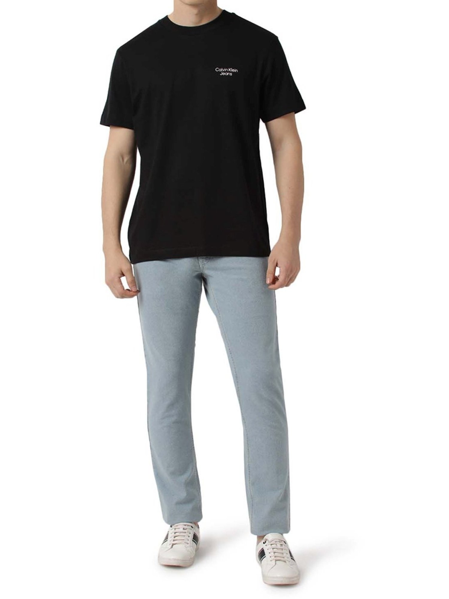 Calvin Klein Jeans Black Logo Boxy Fit T-Shirt