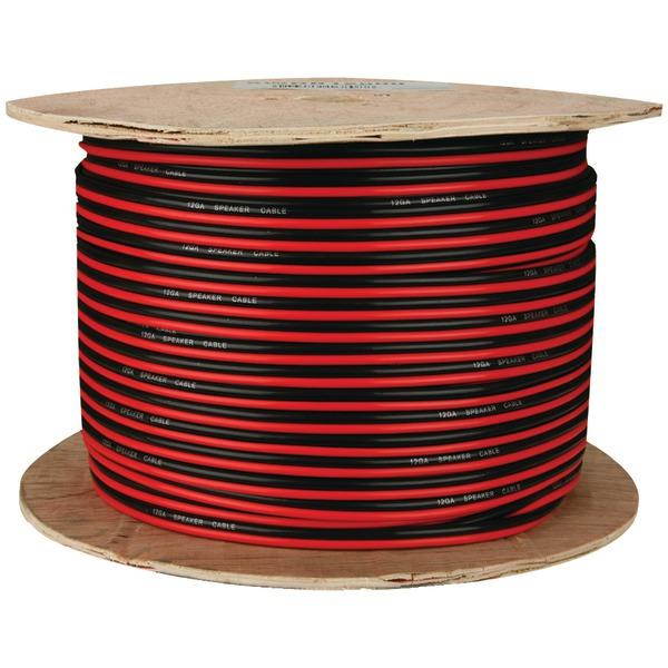Install Bay Swrb16-500 16-Gauge Red/Black Paired Primary Speaker Wire, 500-Ft Spool