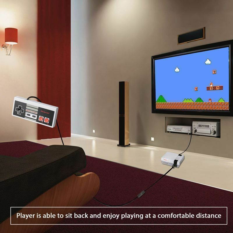2Pcs 10ft Controller Extension Cable Cord for Super Nintendo Mini NES SNES Classic Edition Console Wii, Wii U RC