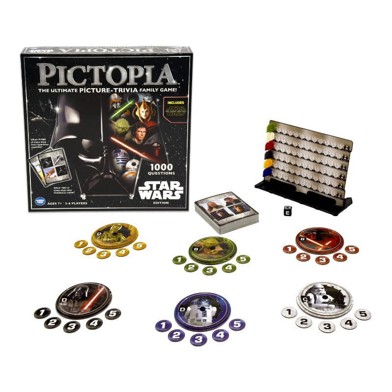 Star Wars Pictopia Family Picture-Trivia Game