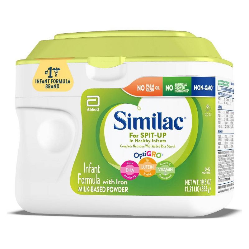 Similac for Spit Up Non-GMO Infant Formula with Iron Powder - 19.5oz