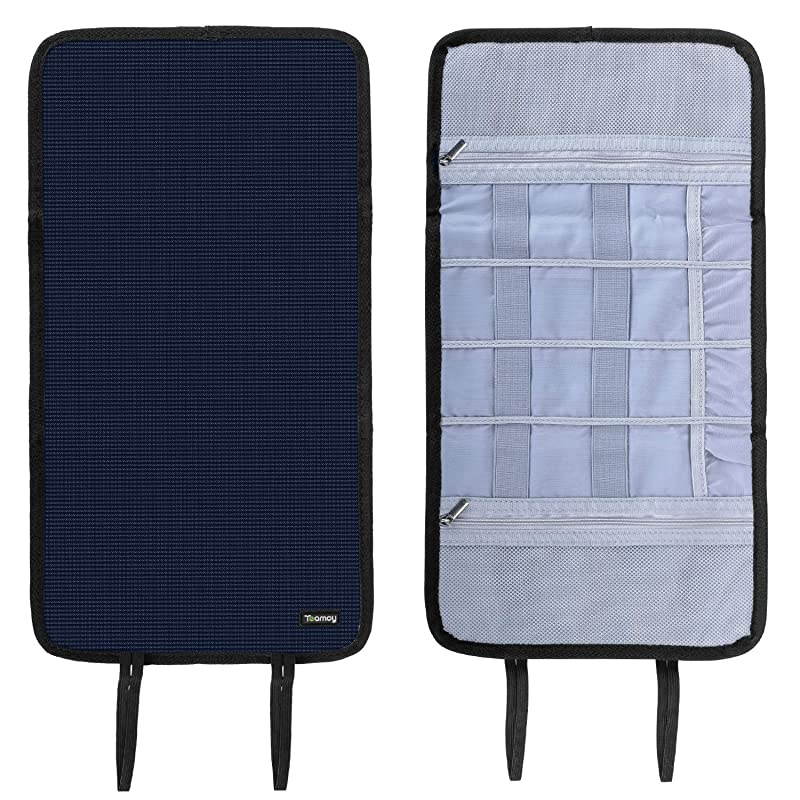 Travel Cable Organizer, Cord Bag/USB Drive Shuttle Case/Electronics Accessory Organizer, Black