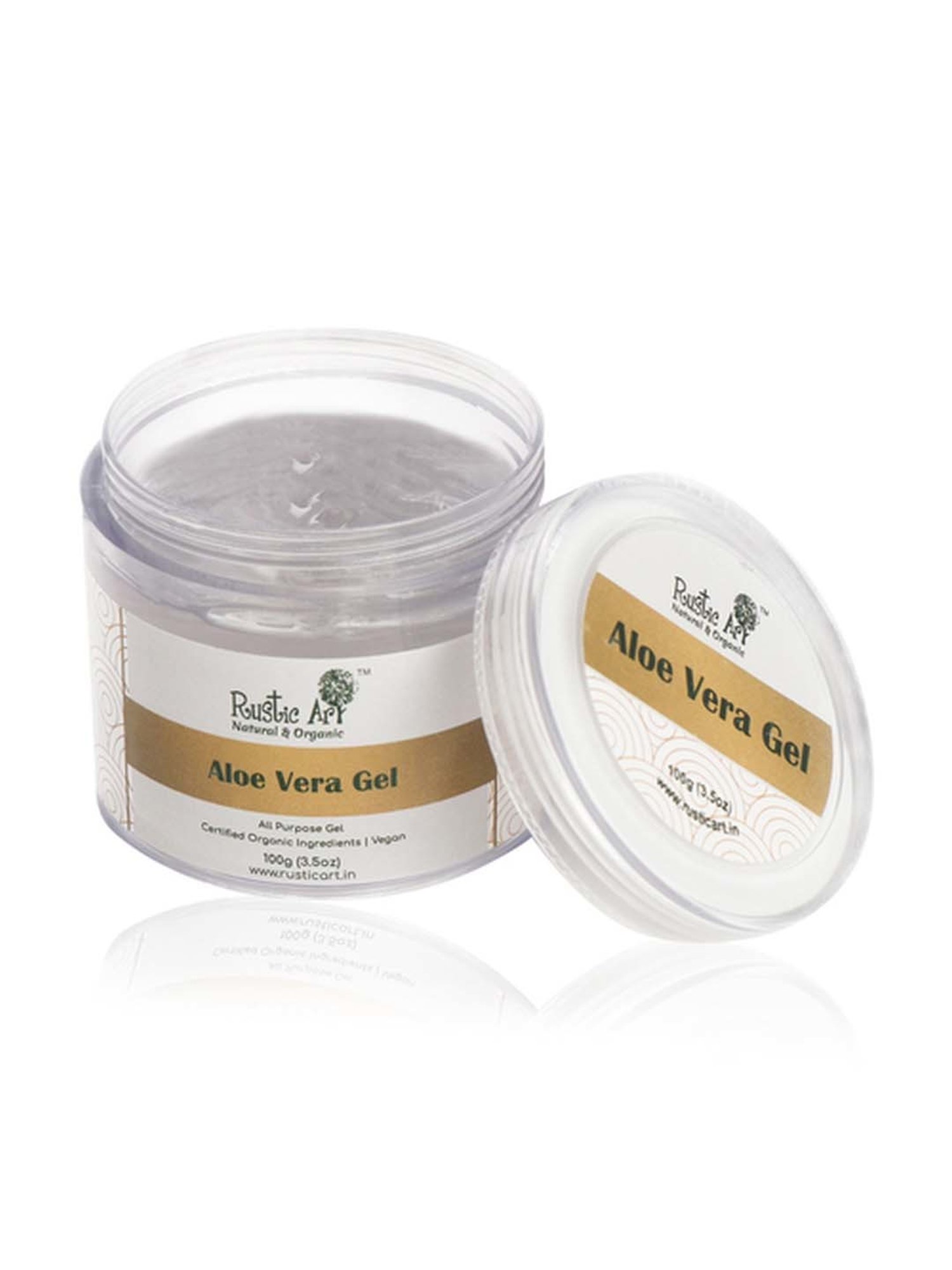 Rustic Art Aloe Vera Lemon Gel - 100 gm