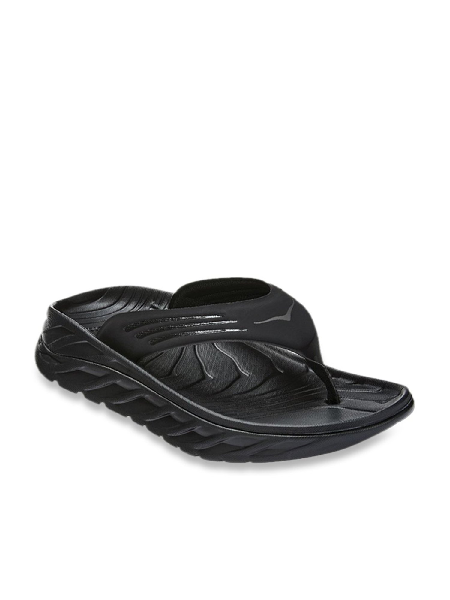 Hoka Men's ORA RECOVERY Black Flip Flops