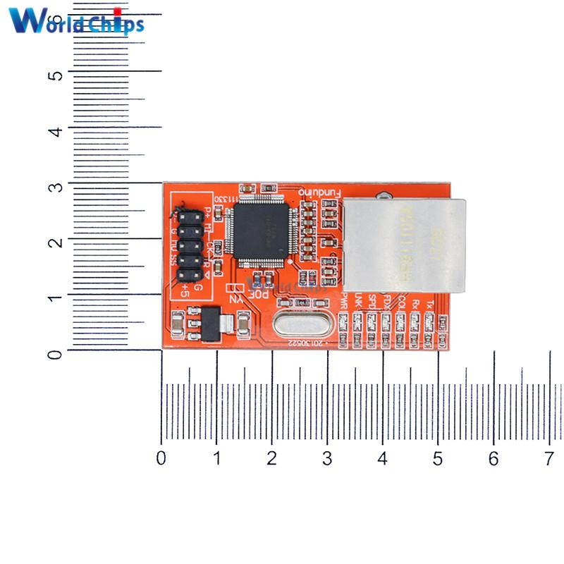 Mini W5100 LAN Ethernet Shield Network Board Module For Arduino R3 W5100 3.3V Compatible For Arduino Ethernet UNO Mega 2560