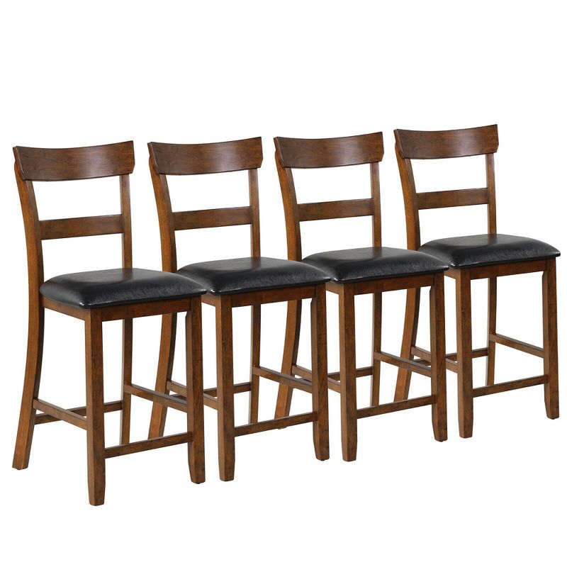 Ladder Barstool Seat Black - Riverstone Furniture Collection