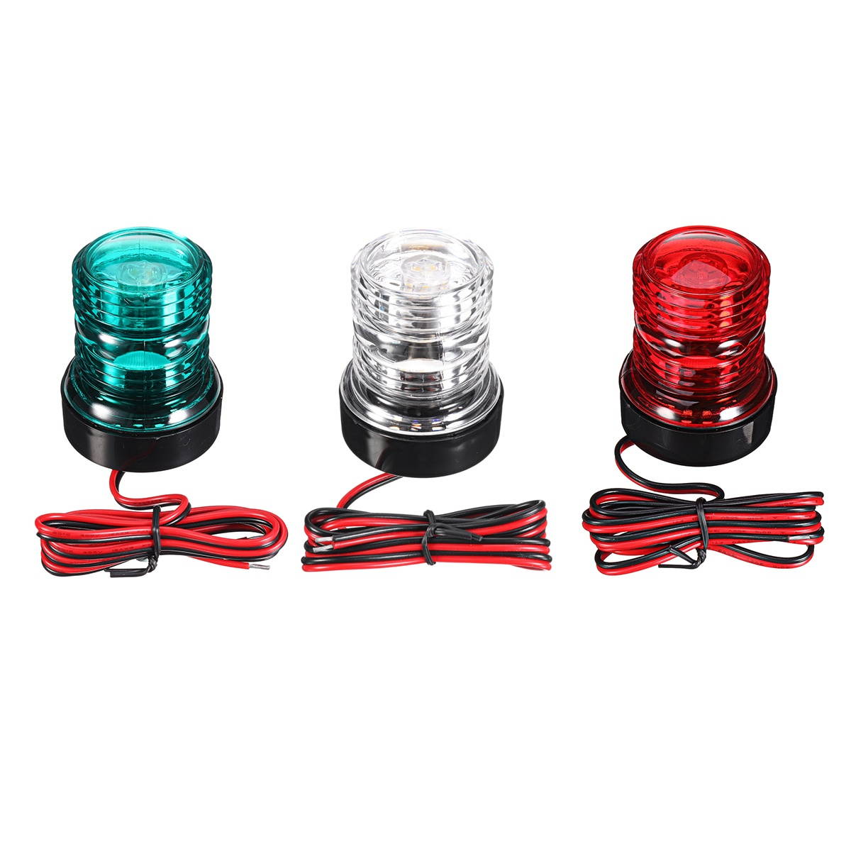 360&deg; LED Light Signal Lamp Navigation Light For Car/Truck/Boat/Trailer/Van  Red