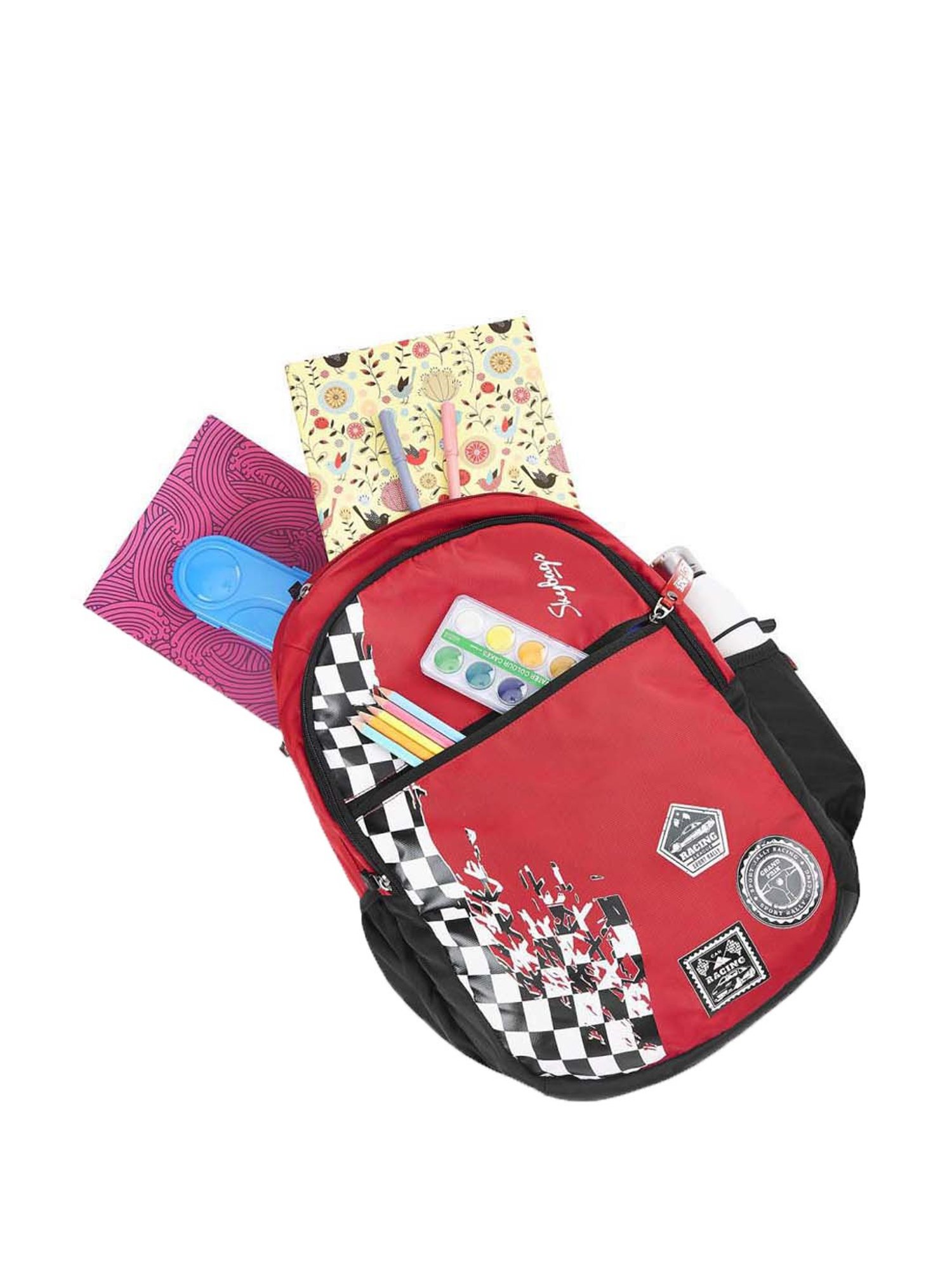 Skybags 28 Ltrs Red Medium Backpack