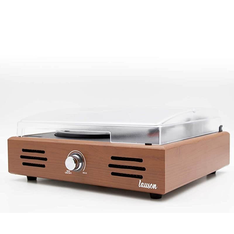 JTF535 Record Player Turntable USB for Vinyl Records 3 Speed Belt Driven Vintage Record Player VinyltoMP3 Stereo Built in Speakers Lp Phonograph RCA Output Natural Wood Effect Oak