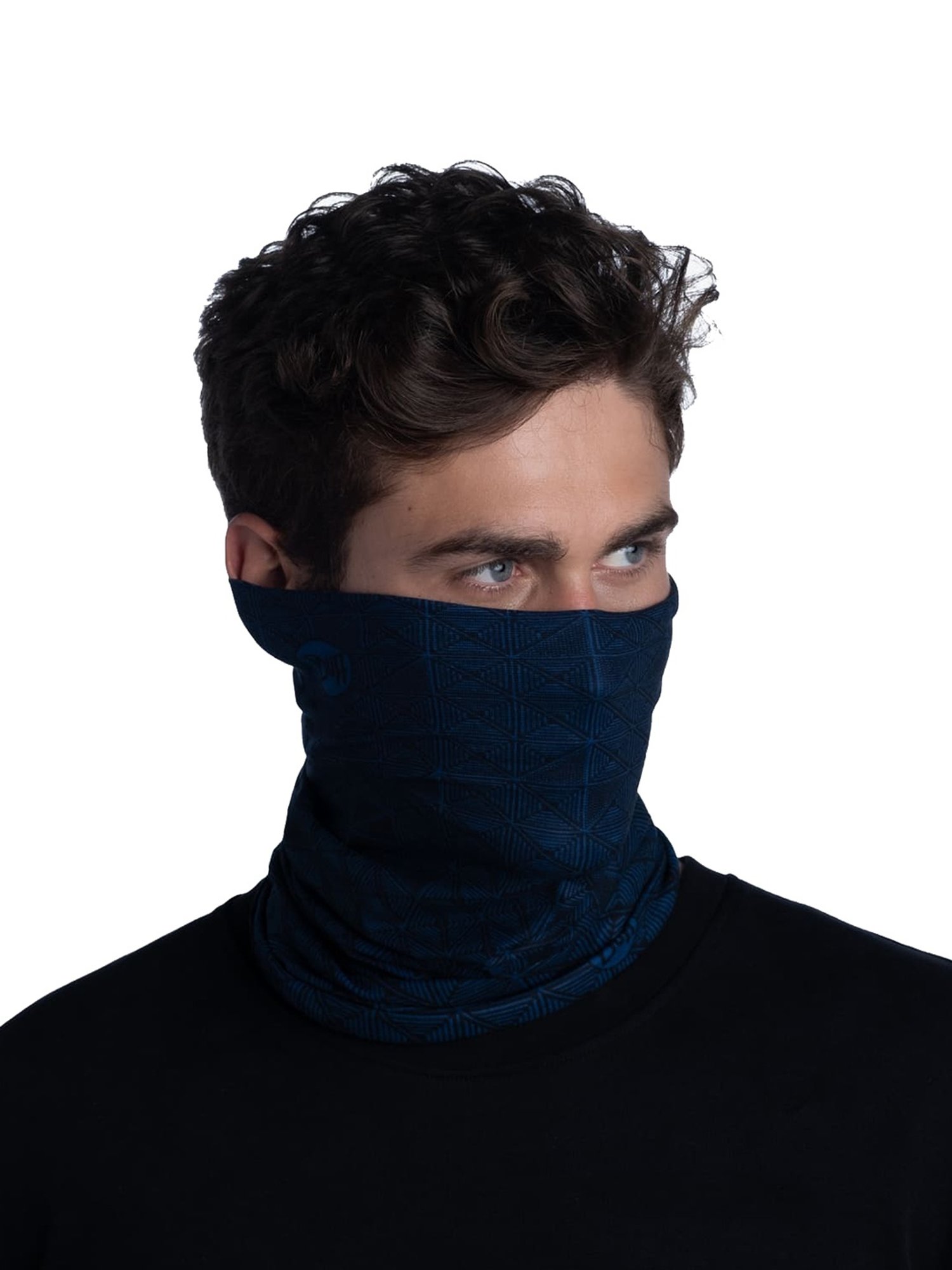 BUFF Navy Printed Bandana