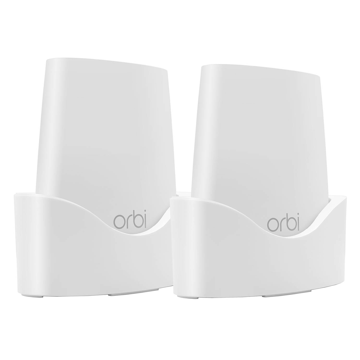 STANSTAR Wall Mount for NETGEAR ORBI AC2200(RBK23) Whole Home Mesh WiFi System,Sturdy Bracket Holder with Space Saving ORBI Router Wall Holder Without Messy Wires(2 Pack)