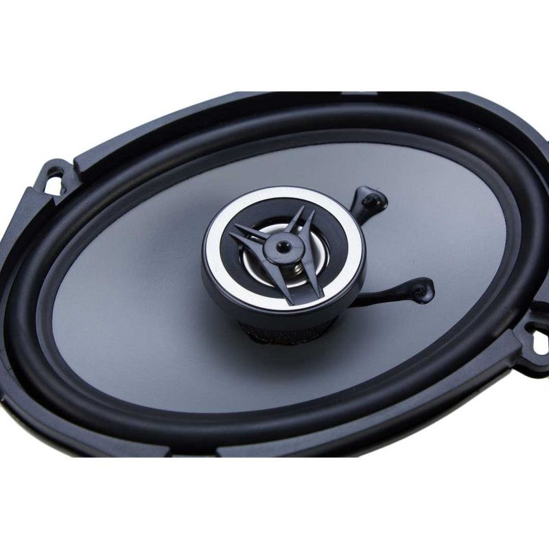 Crunch CS5768CX 250 Watt Full Range 2 Way Coaxial Car Audio 5x7 inch by 6x8 inch Speaker Pair (4 Pack)