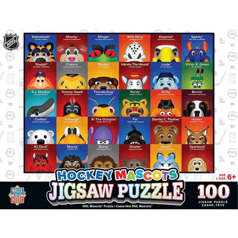 NHL Mascot 100pc Puzzle